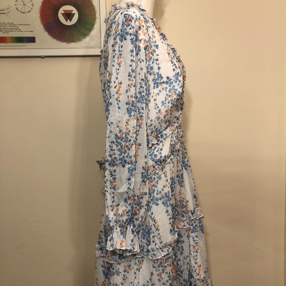 Long Sleeve Floral Mini Dress - Picture 6 of 12